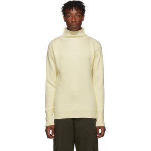 Barena Off-White Cimador Mock Neck Sweater