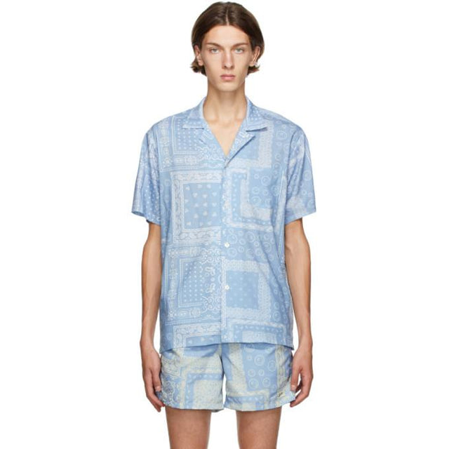 Bather Blue Bandana Camp Shirt