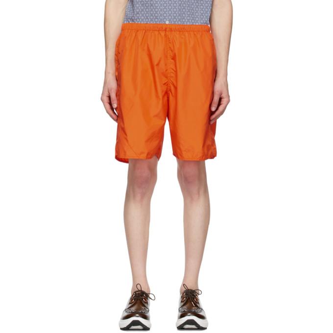 BEAMS PLUS Orange MIL Athletic Shorts