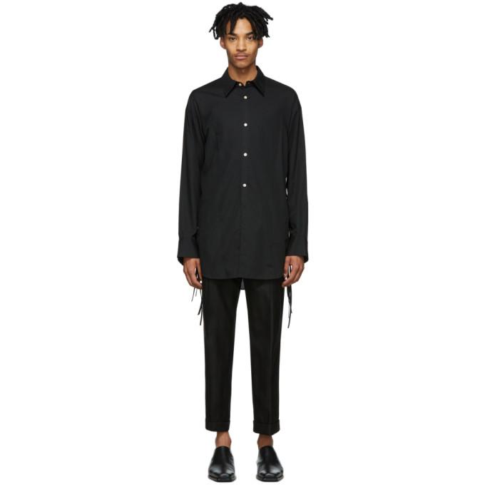 BED J.W. FORD Black Ribbon Shirt