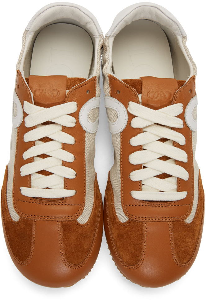 Loewe Beige Ballet Runner Sneakers - Baskets de coureur de ballet de Loewe Beige - Loewe 베이지 발레 러너 스니커즈