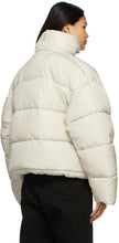 Balenciaga Beige BB Puffer Jacket