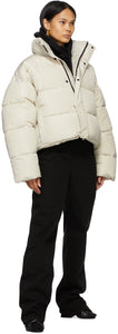 Balenciaga Beige BB Puffer Jacket