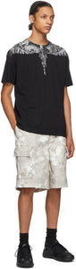 Marcelo Burlon County of Milan Beige Camou Cargo Shorts