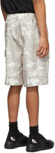 Marcelo Burlon County of Milan Beige Camou Cargo Shorts