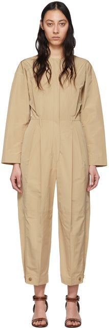 Givenchy Beige Cargo Jumpsuit