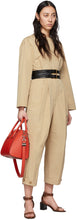 Givenchy Beige Cargo Jumpsuit - Combinaison de cargaison Givenchy Beige - Givenchy 베이지화물 Jumpsuit.