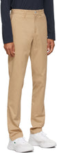 Lacoste Beige Gabardine Chino Slim Fit Trousers