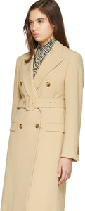 Nanushka Beige Greta Coat