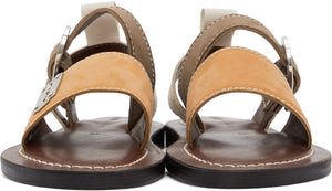 Tanaka Beige K. Jacques Edition Suede Sandals