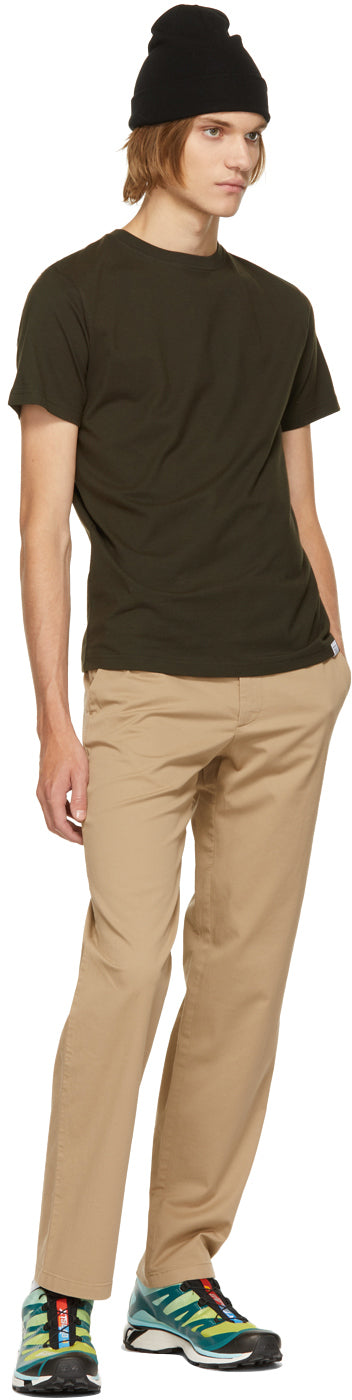 Norse Projects Beige Regular Light Stretch Aros Trousers