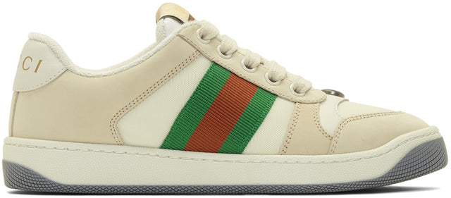 Gucci Beige Screener Sneakers