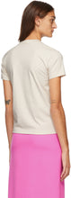 Balenciaga Beige Sponsor Logo T-Shirt