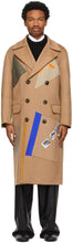 Raf Simons Beige Sterling Ruby Edition Patches Coat - RAF SIMONS BEIGE Sterling Ruby Edition Patchs Manteau - Raf Simons 베이지 Sterling Ruby Edition 패치 코트
