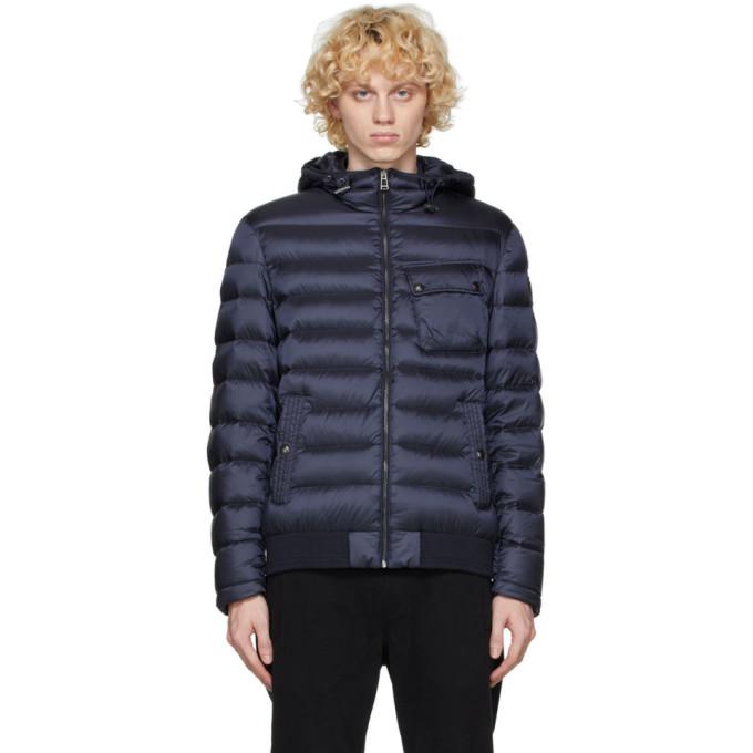 Belstaff Navy Down Streamline Puffer Jacket