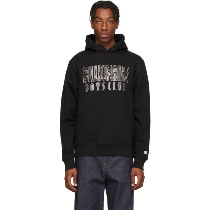 Billionaire Boys Club Black Crystal Straight Logo Hoodie