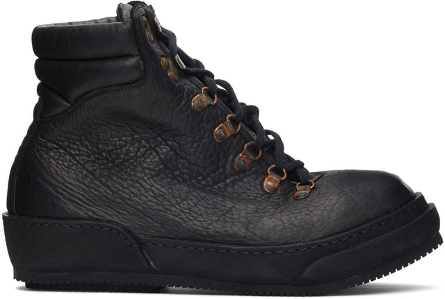 Guidi Black 19 Lace-Up Boots - Bottes à lacets de Guidi Noir 19 - Guidi Black 19 레이스 업 부츠