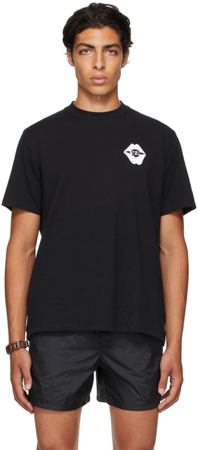 Our Legacy Black Air Kiss Box T-Shirt - Notre t-shirt héritage de boîte à baisons d'air noir - 우리의 유산 검은 공기 키스 상자 티셔츠