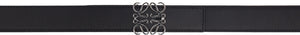 Loewe Black Anagram Belt - Ceinture d'anagramme noire Loewe - Loewe 검은 anagram belt.