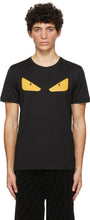 Fendi Black Bad Bugs T-Shirt - T-shirt Fendi Noir Bad Bugs - 펜디 블랙 나쁜 벌레 티셔츠