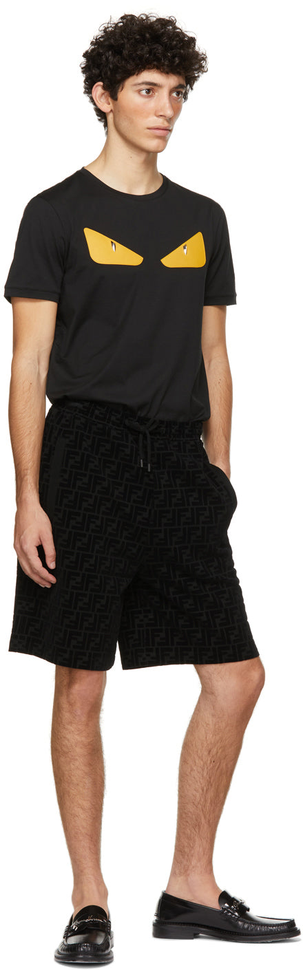 Fendi Black Bad Bugs T-Shirt