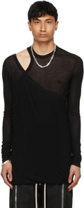 Rick Owens Black Banana Ziggy Sweater - Rick Owens Black Banana Ziggy Pull - 릭 오웬스 블랙 바나나 ziggy 스웨터