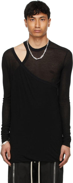 Rick Owens Black Banana Ziggy Sweater - Rick Owens Black Banana Ziggy Pull - 릭 오웬스 블랙 바나나 ziggy 스웨터