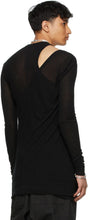 Rick Owens Black Banana Ziggy Sweater
