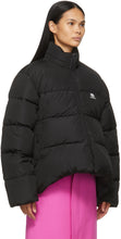 Balenciaga Black BB C-Shape Puffer Jacket