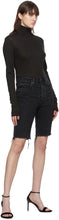Grlfrnd Black Beverly Bermuda Shorts