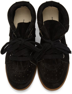 Isabel Marant Black Bobby Sneakers