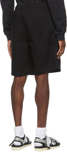 StÃ¼ssy Black Brushed Beach Shorts