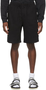 StÃ¼ssy Black Brushed Beach Shorts - Short de plage brossé noir Stüsy - stôssy 검은 닦았 해변 반바지