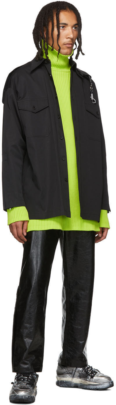 Sankuanz Black Capelet Shirt