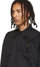 Sankuanz Black Capelet Shirt