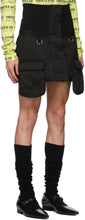 Hood by Air Black Cargo Skirt