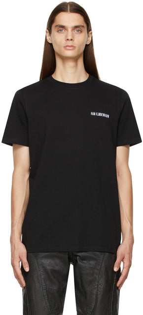 Han Kjobenhavn Black Casual T-Shirt - Han KJobenhavn T-shirt occasionnel noir - 한 Kjobenhavn 블랙 캐주얼 티셔츠