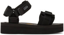 Suicoke Black CEL-VPO Sandals - Sandales de vpo noires suicoke - 검은 흑인 슈 샌들 Suricoke