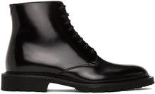 Saint Laurent Black Cesna 20 Lace-Up Boots - Saint Laurent Noir Cessa 20 Bottes à lacets à lacets - 세인트 로트 블랙 세스나 20 레이스 업 부츠