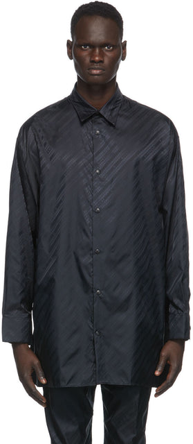Givenchy Black Chain Oversize Shirt - Chemise surdimensionnée de la chaîne noire Givenchy - Givenchy 블랙 체인 특대 셔츠