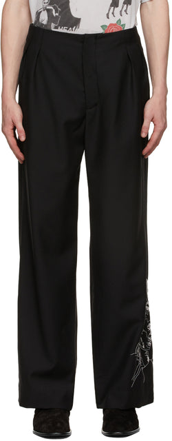 Enfants Riches DÃ©primÃ©s Black Christ Compels Trousers - Enfants Riches DémÃ © s Black Christ oblige les pantalons - 부자가 부자를 띄는 흑인 그리스도가 바지를 강요합니다.