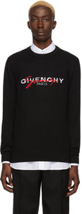 Givenchy Black Classic Signature Sweater - Pull de signature classique Noir Givenchy Black - 지방시 검은 고전적인 서명 스웨터