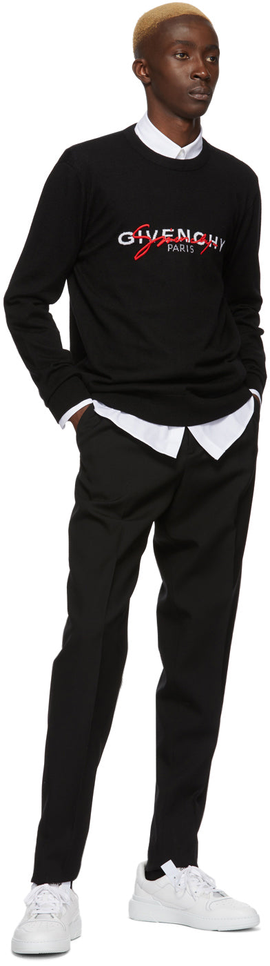 Givenchy Black Classic Signature Sweater