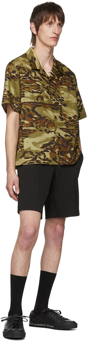 Givenchy Black Classic Stretch Shorts