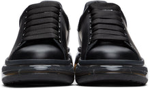 Alexander McQueen Black Clear Sole Oversized Sneakers