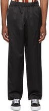 Opening Ceremony Black Coated Gathered Lounge Pants - Cérémonie d'ouverture Pantalon salon recouvert noir - 개회식 블랙 코팅 수집 된 라운지 바지