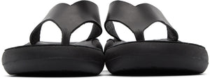 Ancient Greek Sandals Black Comfort Sole Charys Sandals