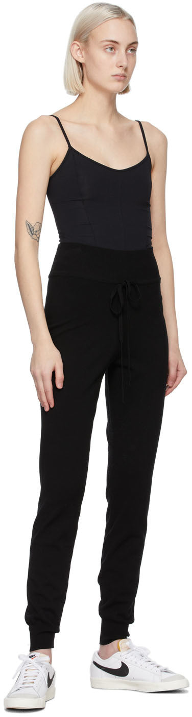 Live the Process Black Corset Leotard