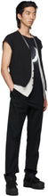 Ann Demeulemeester Black Cotton Double Hem Trousers
