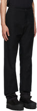 Ann Demeulemeester Black Cotton Double Hem Trousers